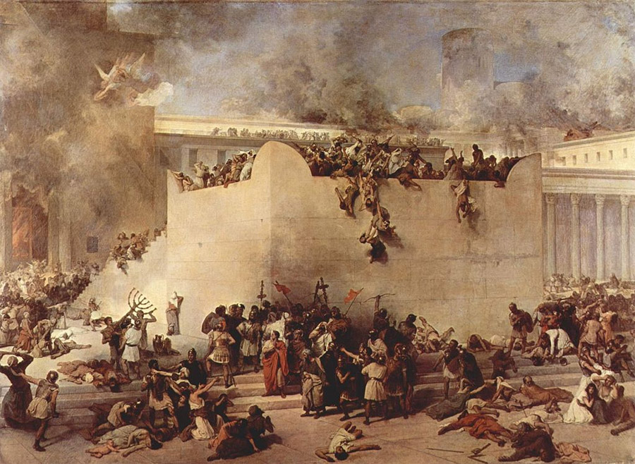 Fig. 2 - The Destruction of the Temple